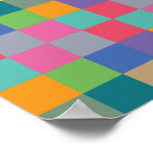 Poster Master Chess Couleurs Carrés spéciales par Masanse (Coin)