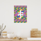 Poster Master Chess Couleurs Carrés spéciales par Masanse (Cuisine)