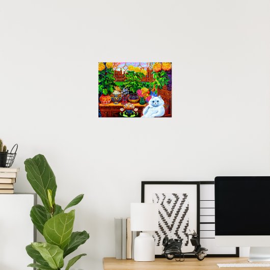 Poster Master du Collège Cat (Bureau à domicile)