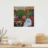 Poster "Master of Cat College" par Louis Wain (Cuisine)