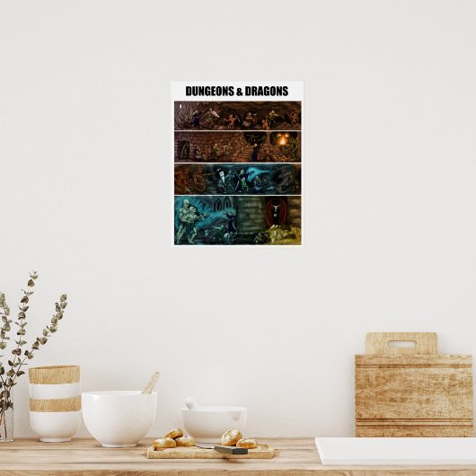 Poster Masters de Dungeon (Cuisine)