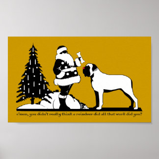 Poster Mastiff à nez rouge
