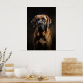 Poster Mastiff anglais (Cuisine)