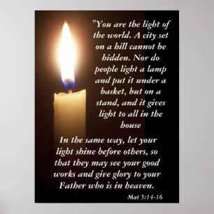 Poster Mat 5:14-16