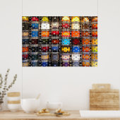 Poster mat au mur de batterie (Cuisine)