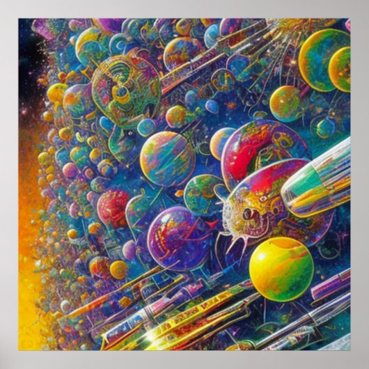 Poster mat de la valeur Space Race (Devant)