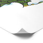 Poster mat de valeur Non à Père Noël (Coin)