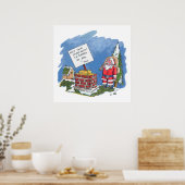 Poster mat de valeur Non à Père Noël (Cuisine)