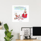 Poster mat du Coup de Père Noël (Bureau à domicile)