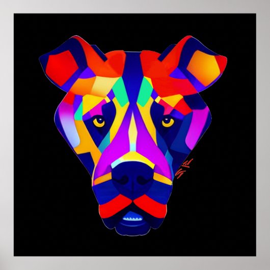 Poster mat noir valeur Alexander's Dog (Devant)