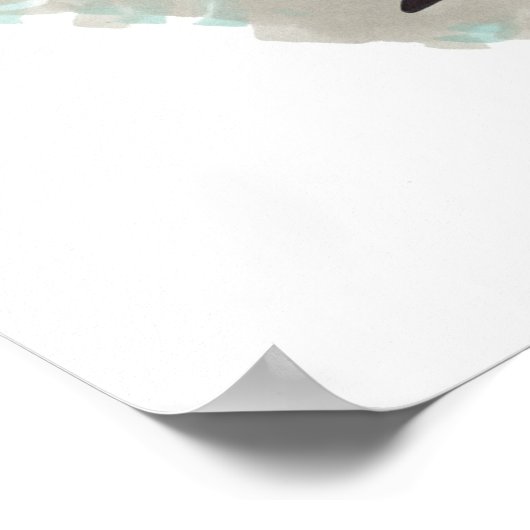 Poster mat père Noël Test (Coin)