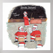 Poster mat père Noël Test (Devant)