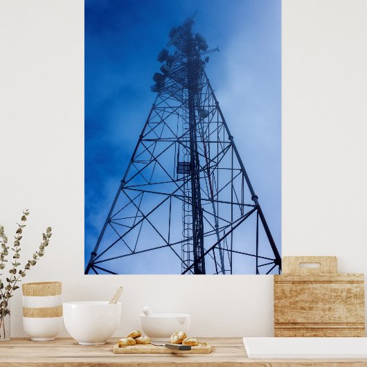 Poster Mat radio (Cuisine)