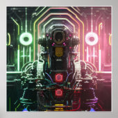 Poster mat Robot 1 (Devant)