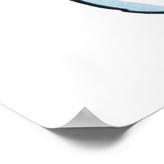 Poster mat Snowman (Coin)