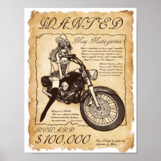 POSTER MATAGARINA～手配書ポスター～