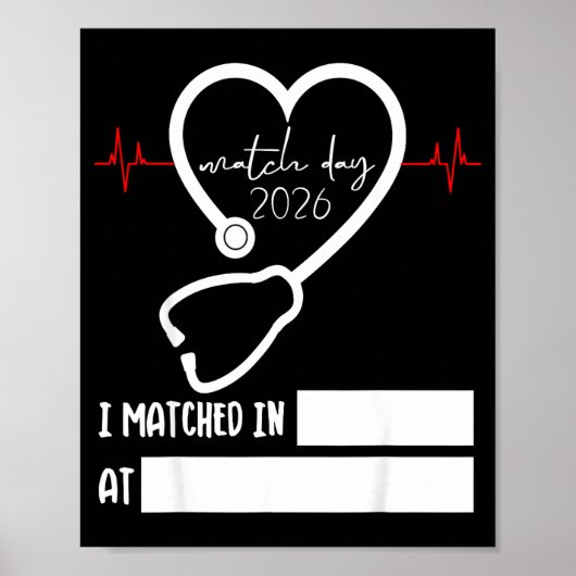 Poster Match Day 2026 Future Doctor Physician Residency F (Devant)