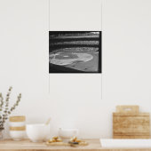 Poster Match de baseball au stade (Cuisine)