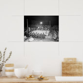 Poster Match de boxe de l'armée, années 1920 (Cuisine)