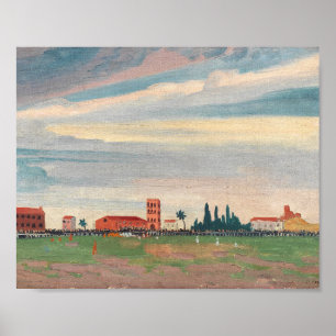 Poster Match de football à Collioure   James Dickson Inne