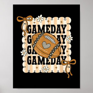 Poster Match de Football Coquette, Maman de Football d'Au