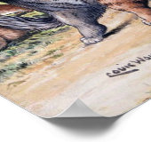 Poster Match de golf, Louis Wain (Coin)