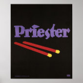 Poster Match PRIESTER Lucien Bernhardt Sachplakat Art (Devant)