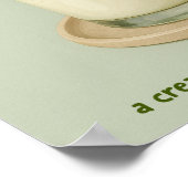 Poster Matcha Latte Kitchen Wall Art, Matcha Lover (Coin)