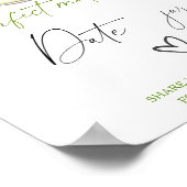 Poster Matcha thé nuptiale douche Date nuit idées (Coin)