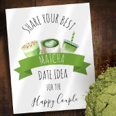 Poster Matcha Wedding Shower Sign