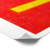 Poster Matchbox Wall Art Yellow Flower Design - Vintage (Coin)