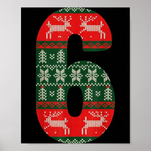 Poster Matching 67 Christmas Ugly Sweater Meme Number 6 (Devant)