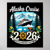Poster Matching Family Friends And Group Alaska Cruise 20 (Devant)