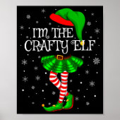 Poster Matching Family Group I'm The Crafty Elf Christmas (Devant)