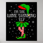 Poster Matching Family Group I'm The Wine Drinking Elf Ch (Devant)