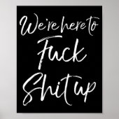 Poster Matching Party For Couples We're Here To For Up (Devant)