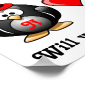 Poster Mate for Life Serez-vous mon projet de pingouin Am (Coin)