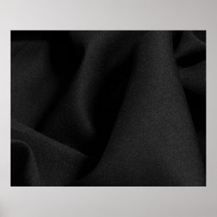 Poster Matériau en tissu noir
