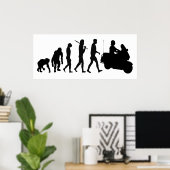 Poster Matériel d'application de la loi de patrouille rou (Bureau à domicile)