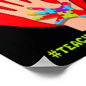 Poster Maternelle École Préscolaire L'autisme A Touché (Coin)