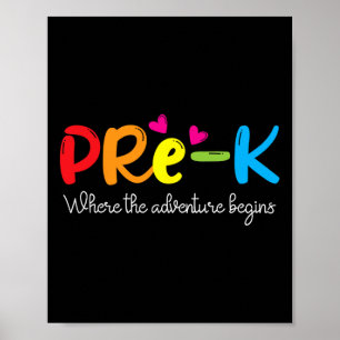 Poster Maternelle où l'aventure commence