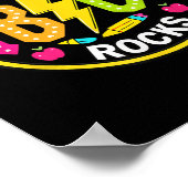 Poster Maternelle Rocks Abcd Retour à l'école Funny Rock (Coin)