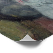 Poster Maternité avec une robe blanche (Coin)