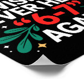 Poster Math 67 Meme Funny Six Seven Christmas Student 6 7 (Coin)