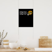 Poster Math Algebra Tangerine Funny Science Plaisanterie (Cuisine)