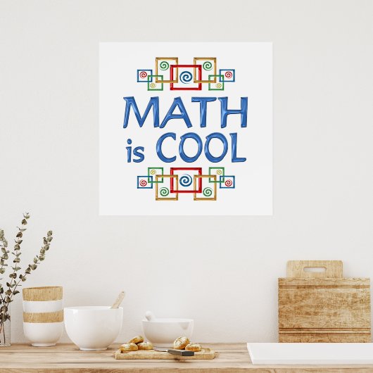 Poster Math cool (Cuisine)