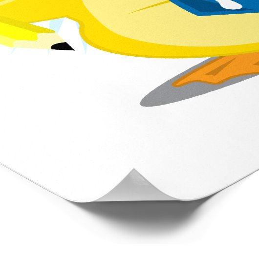 Poster Math Enseignant Canard (Coin)