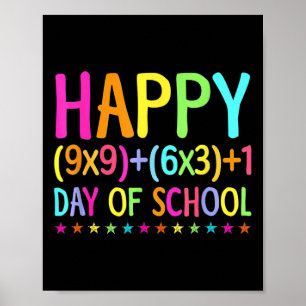 Poster Math Formula 100 Jours De L'École Enseignant Garço