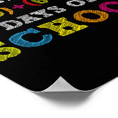 Poster Math Formula 100 Jours D'École Garçons Filles Thé (Coin)