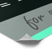 Poster math formule quadratique (Coin)